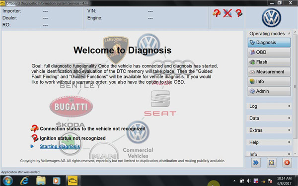 Software di ODIS 4,13