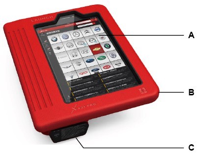 Lancio X431 pro Apperance