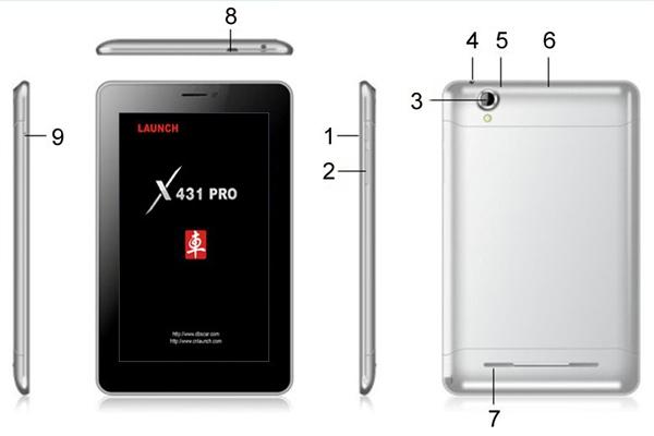 Pro computer del cuscinetto del lancio X431
