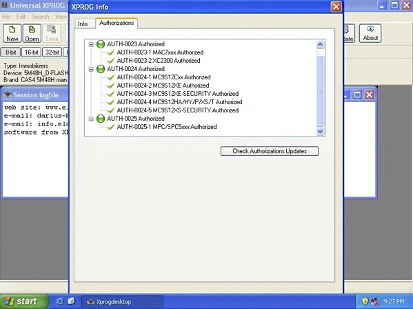 Software di XPROG-M V5.5.5