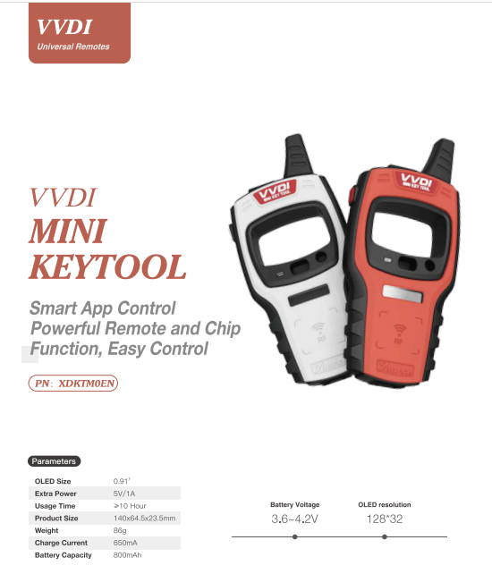 Programmatore chiave a distanza del mini strumento chiave di Xhorse VVDI