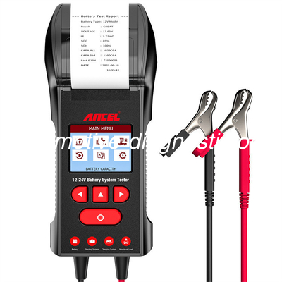 Un buon prezzo. Ancel BT600 Battery Tester supporto 12v e 24v Printer integrato in linea