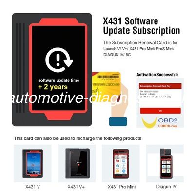 Un buon prezzo. Servizio di aggiornamento di 2 anni per il lancio V/ V+/ X431 Pro Mini/ ProS Mini/ DIAGUN IV/ 5C/ LAUNCH X-431 PRO DYNO in linea