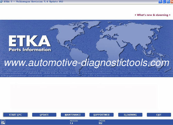 Un buon prezzo. Catalogo elettronico V7.5 di ETKA per il VW Seat Skoda di Audi in linea