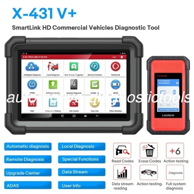 Un buon prezzo. Lancio X431 V+ SmartLink HD Strumento diagnostico per veicoli pesanti 12V / 24V in linea
