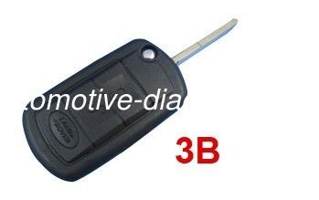 Un buon prezzo. Spazii in bianco chiave a distanza di Land Rover, chiave di plastica Shell dell'automobile di 3 bottoni per Land Rover in linea