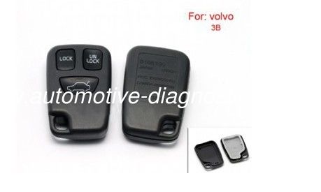 Custom Volvo Remote Key Shell, Plastic 3 Button Car Key Blanks