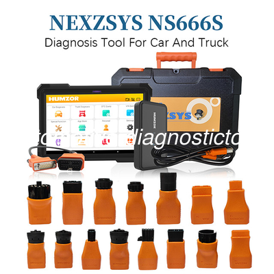 Un buon prezzo. NexzSYS 666 Supper Automatic Diagnostic Tool per auto e camion 2 in 1 in linea