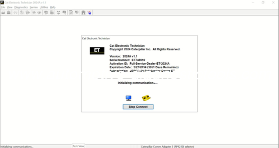 Un buon prezzo. Caterpillar ET 2024A V1.0 Software diagnostico per tecnici automobilistici elettronici in linea