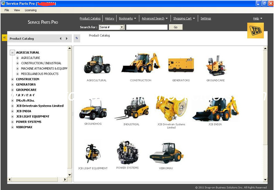 Un buon prezzo. JCB PartsPlus+ Electronic Parts Catalog v2 (2.00.0004) Con manuali di servizio 2017 in linea