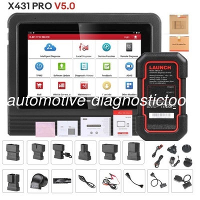 Un buon prezzo. Lancio originale X431 Scanner X431 V Tablet da 8 pollici Versione globale Strumento diagnostico Bluetooth / WIFI in linea