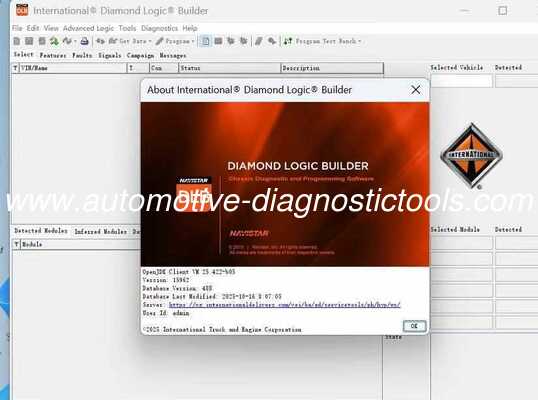 Un buon prezzo. Software diagnostico International Diamond Logic Builder (DLB) 10.2025 in linea
