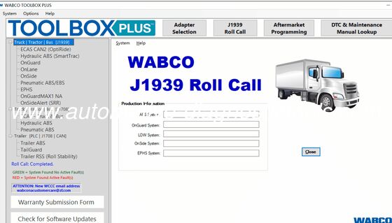Un buon prezzo. 2025 WABCO TOOLBOX PLUS 14.3.0.0 Software diagnostico in linea