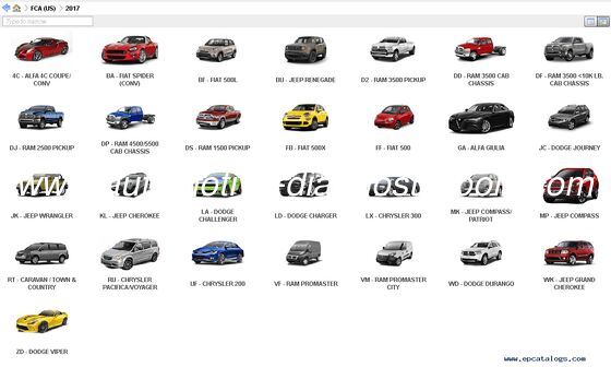 Un buon prezzo. ¢Chrysler EPC ¢2025.07 FCA EPC5 Catalogo di ricambi per Chrysler in linea