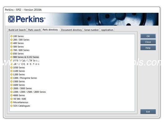 Un buon prezzo. Perkins SPI2 2018A Perkins Servizio Software e Catalogo parti in linea