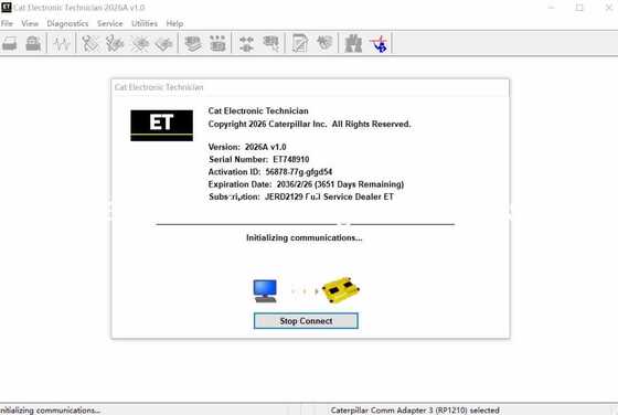 Un buon prezzo. CAT ET Software 2026A CAT Electronic Technician Con 1 Attivazione Gratuita in linea