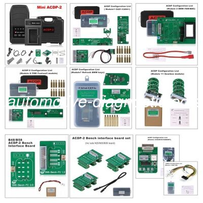 Un buon prezzo. [Yanhua ACDP-2 Pacchetto Completo BMW] Kit Completo Yanhua ACDP-2 per Programmazione Chiavi e Correzione Chilometraggio BMW con Tutti i Moduli e Scheda di Test Gratuita B48/N20/N55/B38 in linea