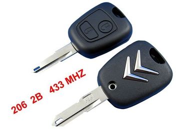 Un buon prezzo. La chiave a distanza 433MHZ, 2 di Citroen C2 abbottona gli spazii in bianco chiave a distanza automatici di Citroen in linea