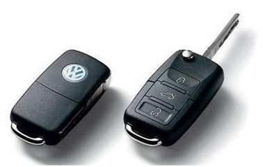 Un buon prezzo. La chiave a distanza di VW Volkswagen con 3 il bottone 315MHZ, spazii in bianco di chiave dell'automobile di VW con Id48 scheggia in linea